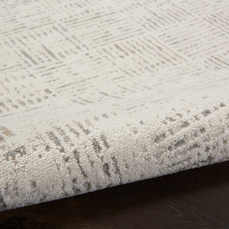 Steelside™ Alyse Gray/Ivory Rug & Reviews Wayfair